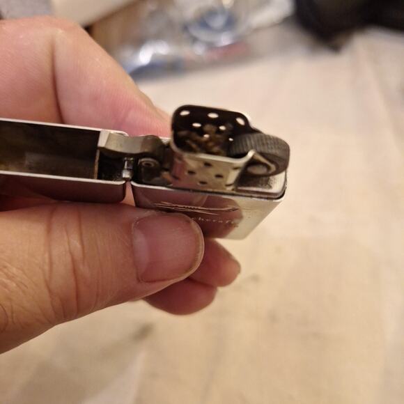 Beechcraft Super King Air Model 200 Zippo Slim Lighter 1979 Vtg. Made In USA - Picture 5 of 5